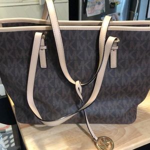 Michael Kors brown large tote